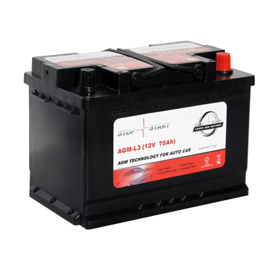 LEOCH AGM-L3 70 A/h 760 A R+ 278x175x190 мм - 1