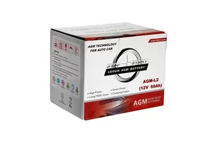 LEOCH AGM-L2 60 A/h 680 A R+ 242x175x190 мм - 4
