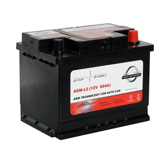 LEOCH AGM-L2 60 A/h 680 A R+ 242x175x190 мм - 2