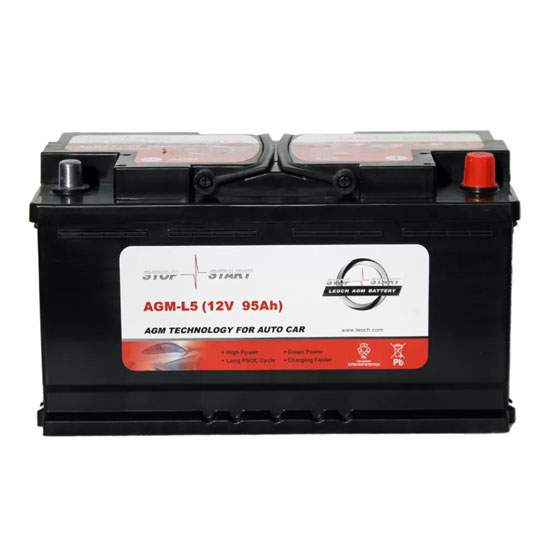 LEOCH AGM-L5 95 A/h 900 A R+ 353x175x190 мм - 2