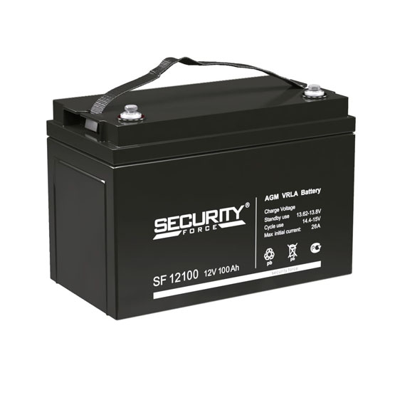 Аккумулятор Security Force SF 12-100 (12В/100 А·ч) - 1