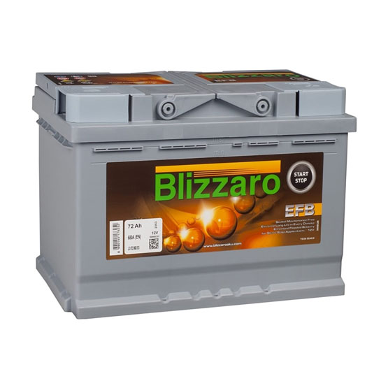 Blizzaro EFB 72 A/h 680 А R+ 278x175x190 мм - 1