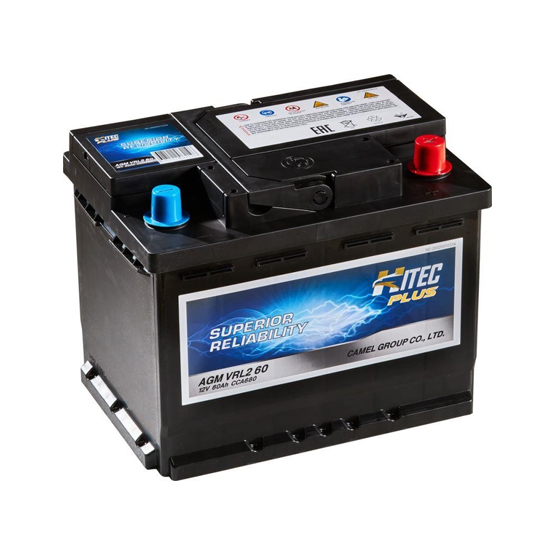 Hitec VRL2 AGM 60 A/h 640 A R+ 242x175x190 мм - 1