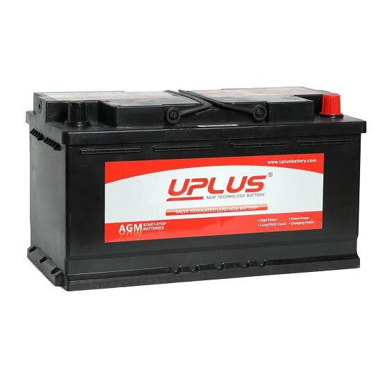 UPlus AGM Start/Stop 95 A/h 850 A R+ 353x175x190 мм - 1