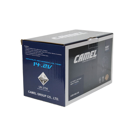 Camel AGM 80 A/h 800 A R+ 315x175x190 мм - 3