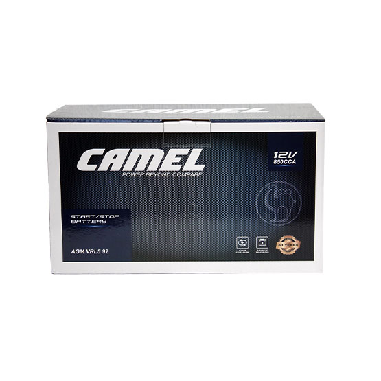 Camel AGM 92 A/h 850 A R+ 353x175x190 мм - 3