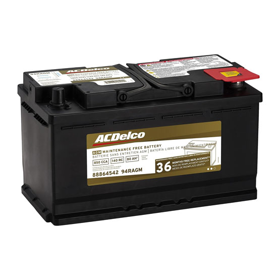 ACDelco AGM 80 A/h 800 А R+ 315x175x190 мм - 1