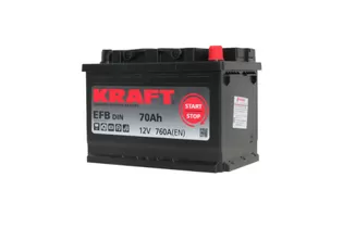 Kraft EFB Start&Stop 70 A/h 760 А R+ 278x175x190 мм - 2