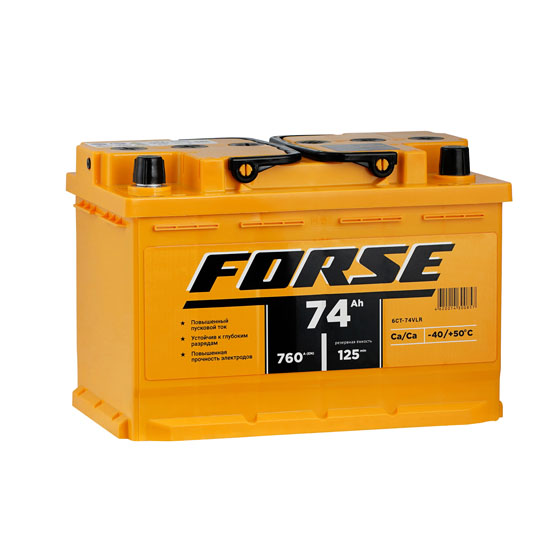 Forse 74 R 74 A/h 760 A R+ 278x175x190 мм - 1