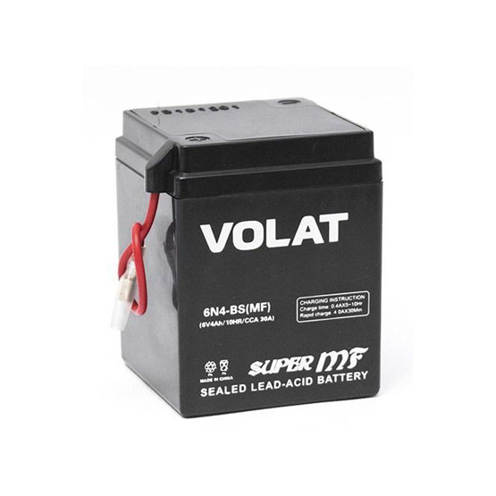 VOLAT 6N4-BS MF 4 A/h 30 A L+ 71х71х96 мм 6V - 1