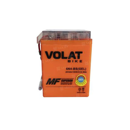 VOLAT 6N4-BS iGEL 4 A/h 30 A L+ 71х71х96 мм 6V - 1