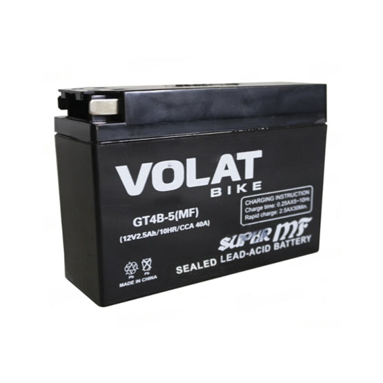 VOLAT GT4B-5 MF 2,5 A/h 40 А R+ 113х38х85 мм - 1