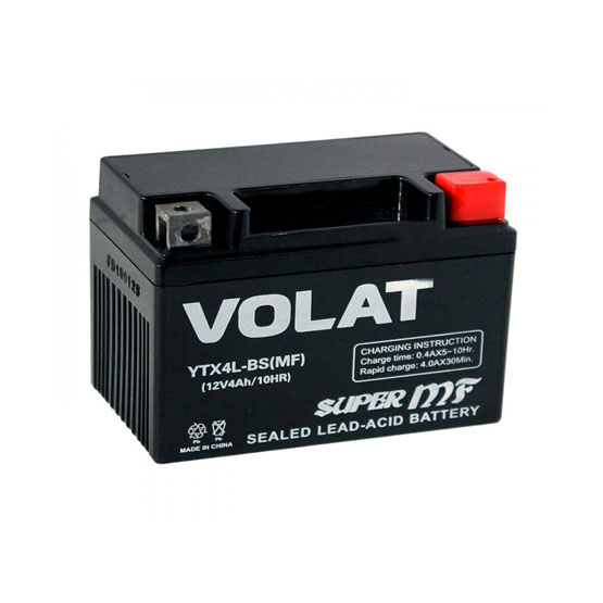 VOLAT YTX4L-BS MF 4 A/h 50 A R+ 113х70х85 мм - 1