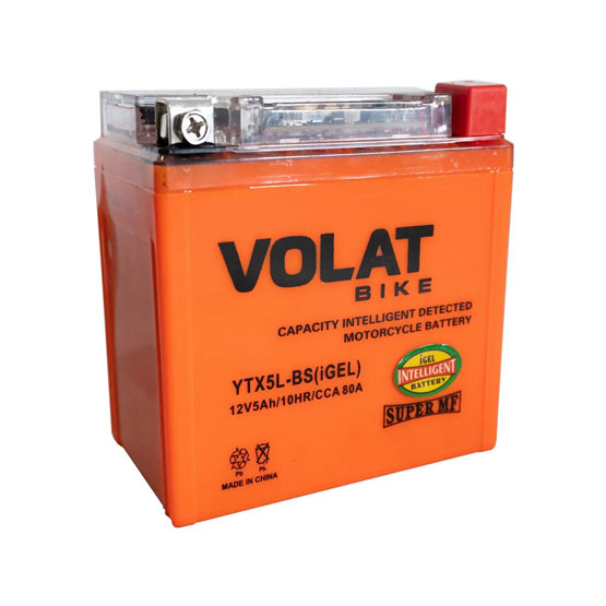 VOLAT YTX5L-BS iGEL  5 A/h 80 A R+ 113х70х105 мм - 1