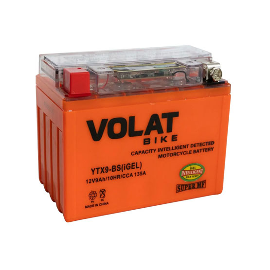 VOLAT YTX9-BS iGEL  9 A/h 135 A L+ 150х87х105 мм - 1