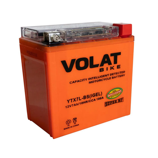VOLAT YTX7L-BS iGEL  7 A/h 100 A R+ 113х70х130 мм - 1