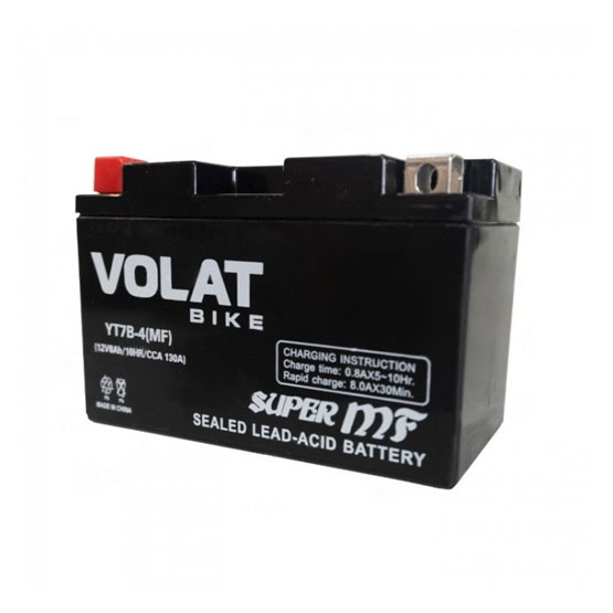 VOLAT YT7B-4 MF  8 A/h 130 A L+ 150х65х93мм - 1