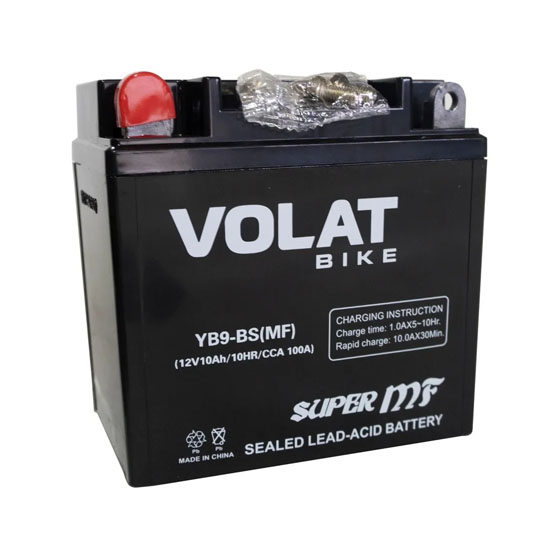 VOLAT YB9-BS MF  10 A/h 100 A L+ 135х75х139мм - 1