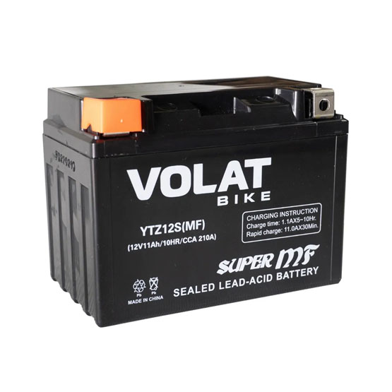 VOLAT YTZ12S MF 11 A/h 210 A L+ 150х87х110 мм - 1