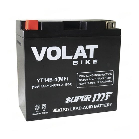 VOLAT YT12B-4 MF 10A/h 155 A L+ 150х70х130 мм - 1