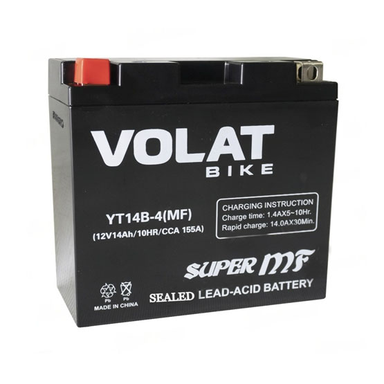 VOLAT YT14B-4 MF 14A/h 155 A L+ 150х70х145 мм - 1