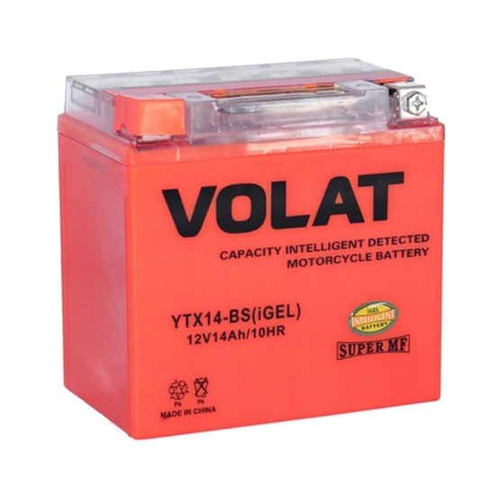 VOLAT YTX14-BS  iGEL 12A/h 200 A L+ 150х87х145 мм - 1
