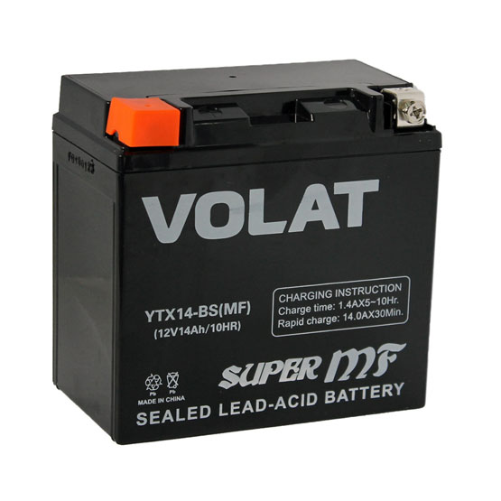 VOLAT YTX14-BS MF 12A/h 200 A L+ 150х87х145 мм - 1