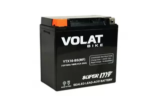 VOLAT YTX16-BS MF 16 A/h 230 A L+ 150х87х161 мм