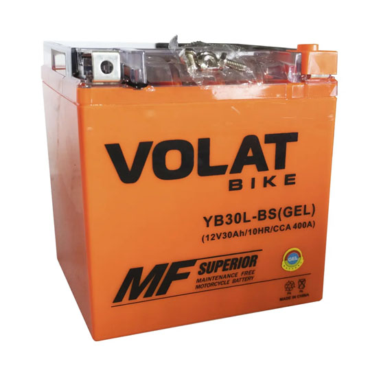 VOLAT YB30L-BS iGEL 30 A/h 400 A R+ 166х126х175 мм - 1