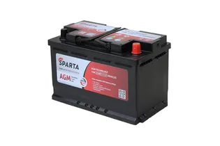 Sparta AGM L-4 80 A/h 850 A R+ 315x175x190 мм - 3