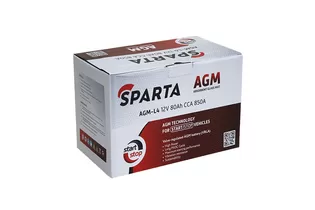 Sparta AGM L-4 80 A/h 850 A R+ 315x175x190 мм - 4