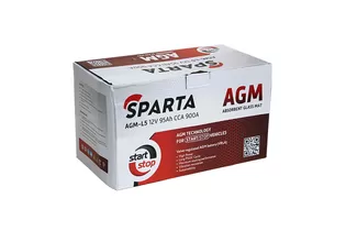 Sparta AGM L-5 95 A/h 900 A R+ 353x175x190 мм - 4