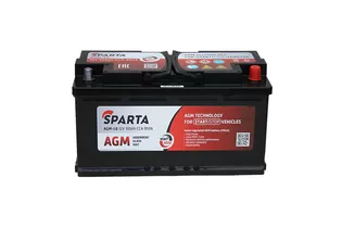 Sparta AGM L-6 105 A/h 950 A R+ 393x175x190 мм - 3