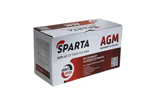 Sparta AGM L-6 105 A/h 950 A R+ 393x175x190 мм - 4