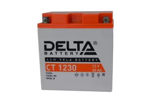 Delta AGM СТ 1230 30 A/h 300 A R+ 166x126x175 мм - 2