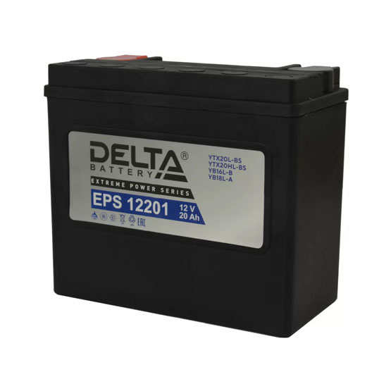 Delta EPS 12201 20 A/h 310 A R+ 175x87x155 мм - 3