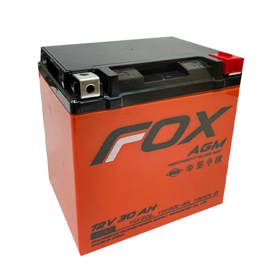 FOX 1230 30 A/h 390 A R+ 166x126x175 мм - 1