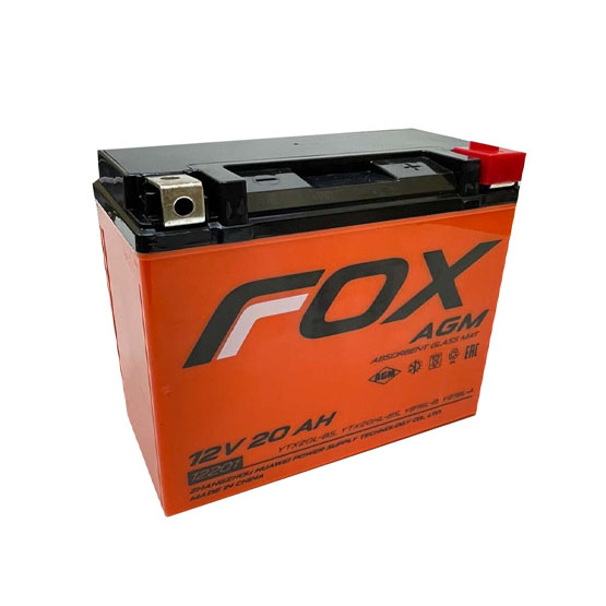 FOX 12201 20 A/h 330 A R+ 175x87x155 мм - 1