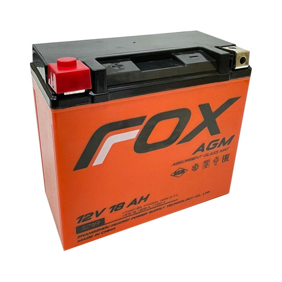 FOX 1218 20 A/h 270 A L+ 175x87x155 мм - 1