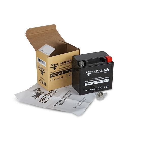 Rutrike 5 A/h 55 A R+ 113x70x107 мм - 2