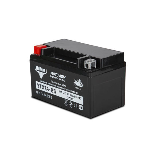 Rutrike 7 A/h 90 A L+ 150x84x94 мм - 1