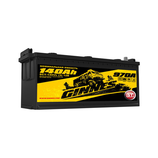 GINNES 6СТ-140.3 (140 A/h 970A L+) 513x189x223 мм - 1