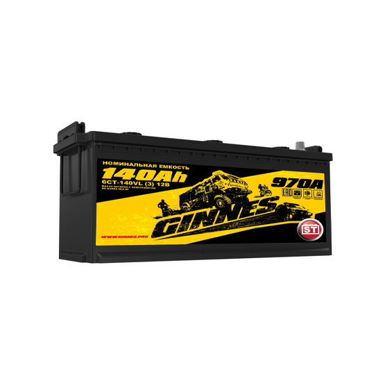 GINNES 6СТ-140.3 (140 A/h 970A L+) 513x189x223 мм - 2
