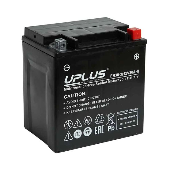 UPlus EB30-3 30 A/h 385 A R+ 166x128x173 мм - 1