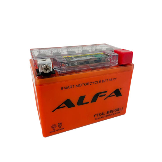 Alfa iGel YTX4L-BS 4 A/h 50 A R+ 113x70x85 мм - 1