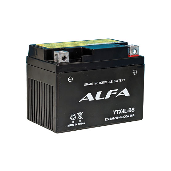 Alfa YTX4L-BS 4 A/h 50 A R+ 113x70x85 мм - 3