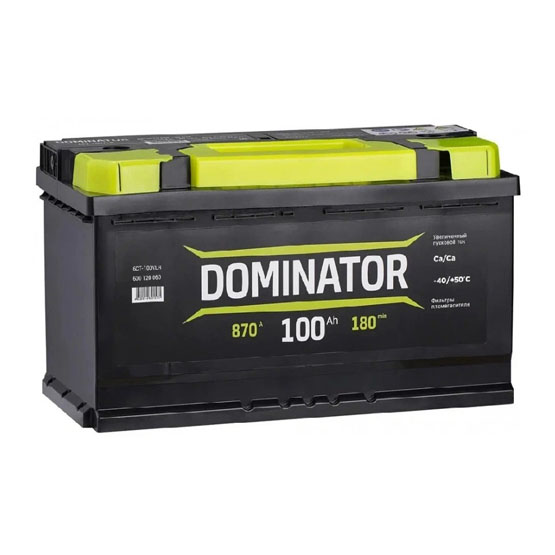 Dominator 100 R 100 A/h 870 A R+ 353x175x190 мм - 1