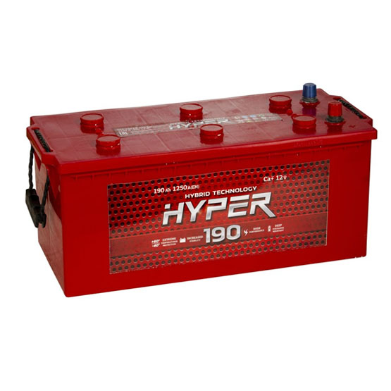 Hyper 190 A/h 1250 A L+ 513x223x223 мм - 1