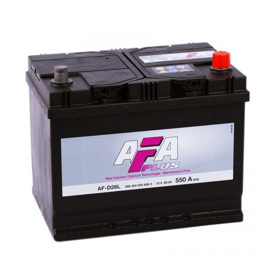 AFA Plus 68 A/h 550 A R+ 260x173x220 мм - 1