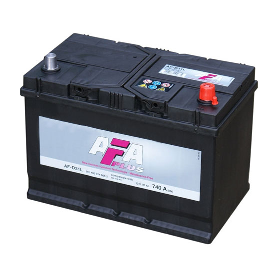 AFA Plus 91 A/h 740 A R+ 306x173x220 мм - 1